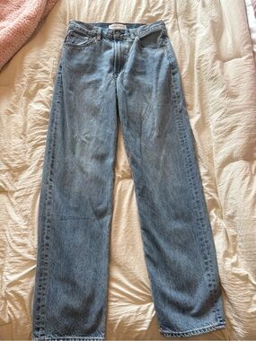 Denim Forum Medium Blue Straight-Leg Jeans